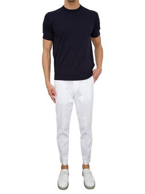 PANTALONE CASUAL PAOLO PECORA BIANCO in UOMO