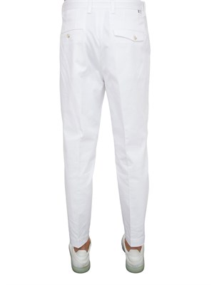 PANTALONE CASUAL PAOLO PECORA BIANCO in UOMO