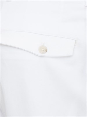 PANTALONE CASUAL PAOLO PECORA BIANCO in UOMO