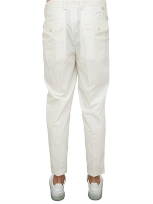 PANTALONE CASUAL PAOLO PECORA BIANCO in UOMO