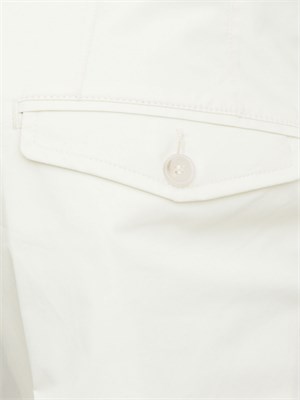 PANTALONE CASUAL PAOLO PECORA BIANCO in UOMO