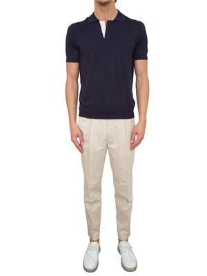POLO PAOLO PECORA BLU in UOMO