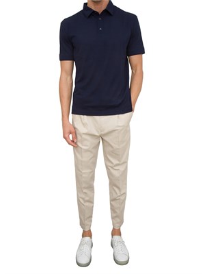 POLO PAOLO PECORA BLU in UOMO