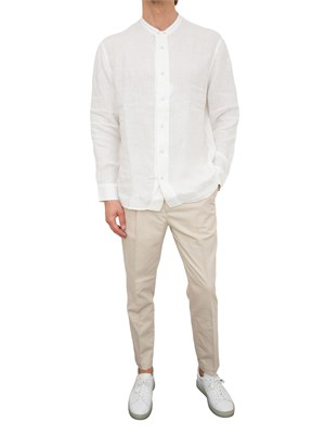 CAMICIA MANICA LUNGA PAOLO PECORA BIANCO in UOMO