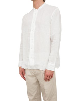 CAMICIA MANICA LUNGA PAOLO PECORA BIANCO in UOMO