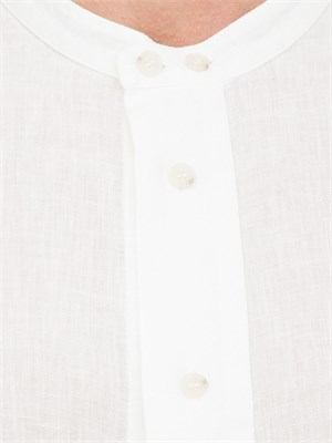 CAMICIA MANICA LUNGA PAOLO PECORA BIANCO in UOMO