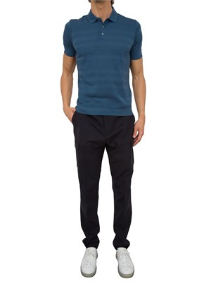 POLO CORNELIANI BLU in UOMO