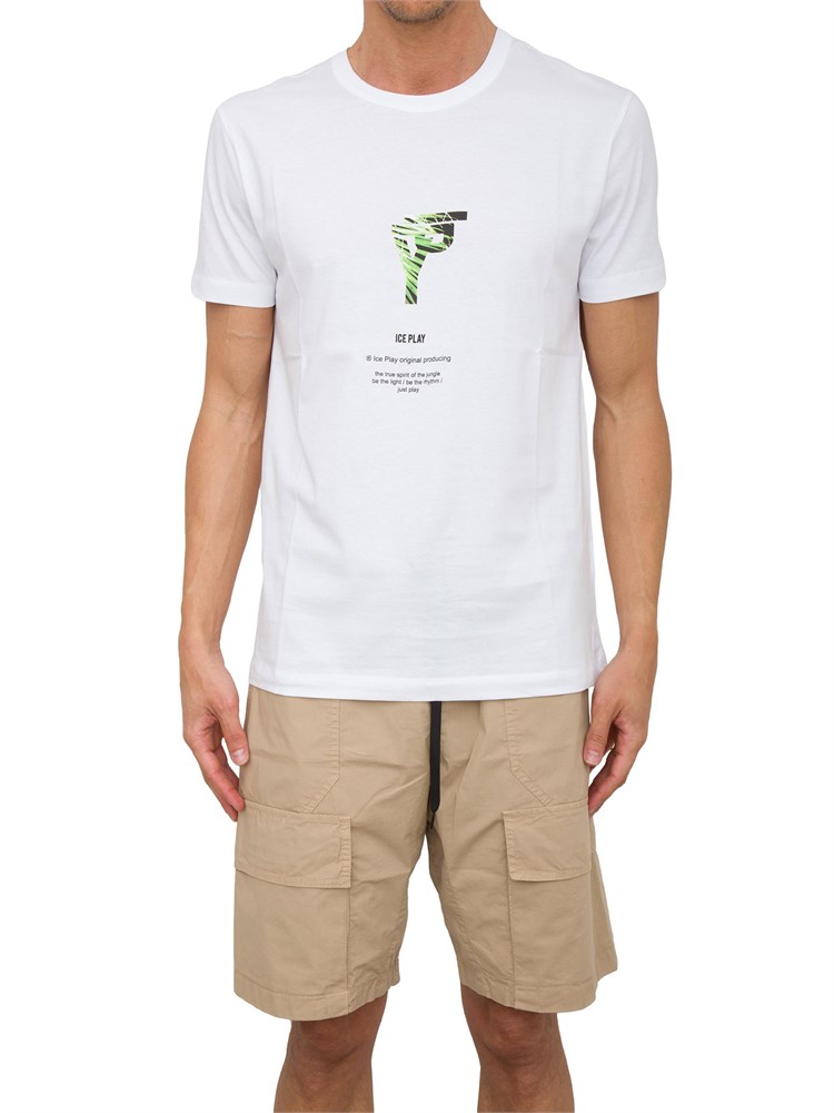 T-SHIRT ICE PLAY BIANCO