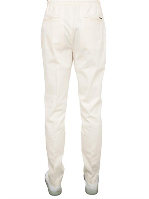 PANTALONE CASUAL PESERICO AVORIO in UOMO