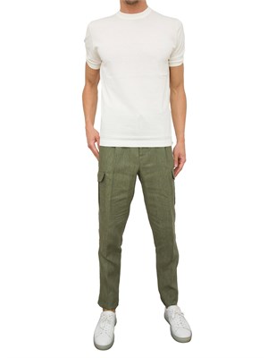 PANTALONE CASUAL PESERICO VERDE in UOMO