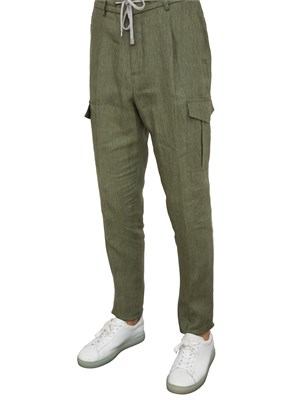 PANTALONE CASUAL PESERICO VERDE in UOMO