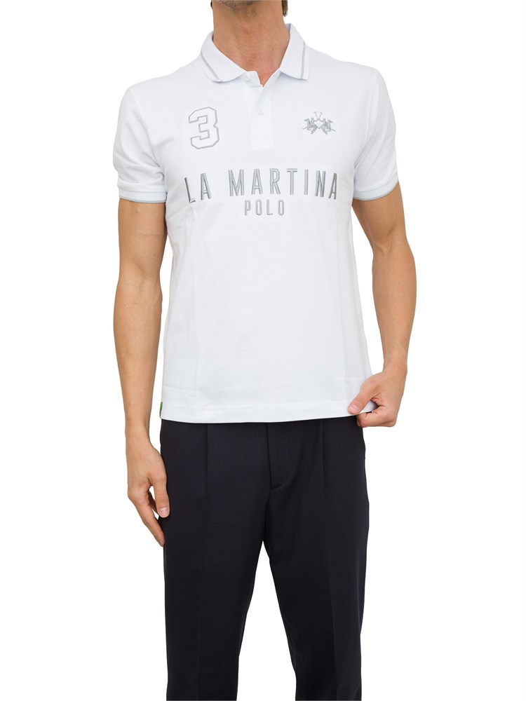 POLO LA MARTINA BIANCO