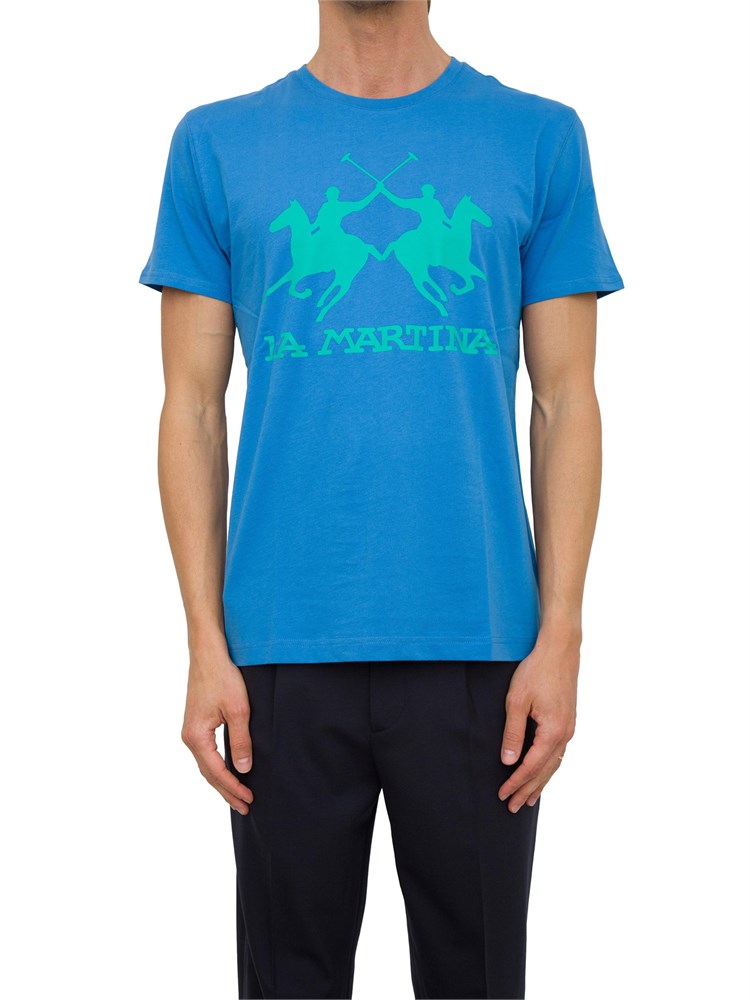 T-SHIRT LA MARTINA BLU