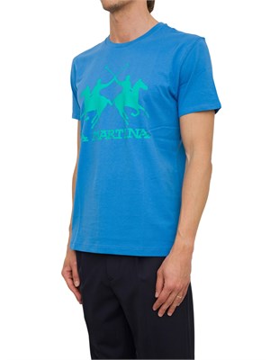 T-SHIRT LA MARTINA BLU in UOMO