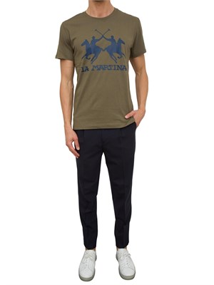 T-SHIRT LA MARTINA VERDE in UOMO