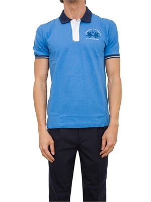 POLO LA MARTINA BLU in UOMO