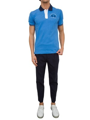 POLO LA MARTINA BLU in UOMO