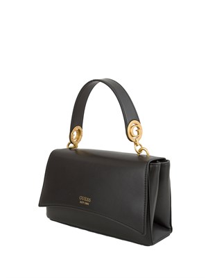 BORSA A SPALLA GUESS JEANS NERO in DONNA