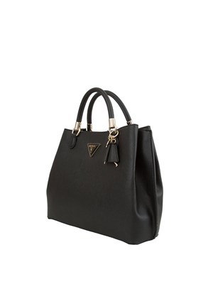 BORSA A SPALLA GUESS JEANS NERO in DONNA