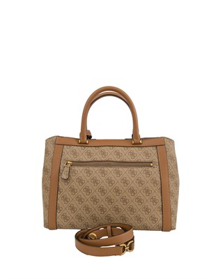 BORSA A SPALLA GUESS JEANS BEIGE in DONNA