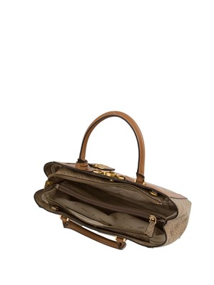 BORSA A SPALLA GUESS JEANS BEIGE in DONNA