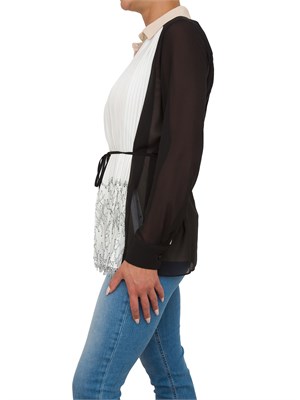 CAMICIA MANICA LUNGA TWIN-SET NERO in DONNA