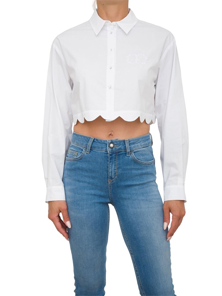 CAMICIA MANICA LUNGA TWIN-SET BIANCO