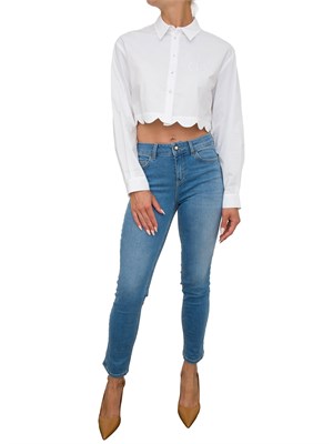 CAMICIA MANICA LUNGA TWIN-SET BIANCO in DONNA