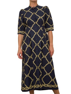 VESTITO TWIN-SET BLU in DONNA