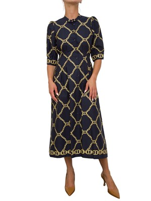 VESTITO TWIN-SET BLU in DONNA