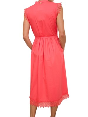 VESTITO TWIN-SET CORALLO in DONNA