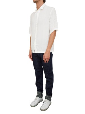 CAMICIA MANICA CORTA ARMANI EXCHANGE BIANCO in UOMO