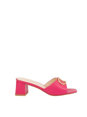 SCARPE CON TACCO TWIN-SET FUCSIA in DONNA