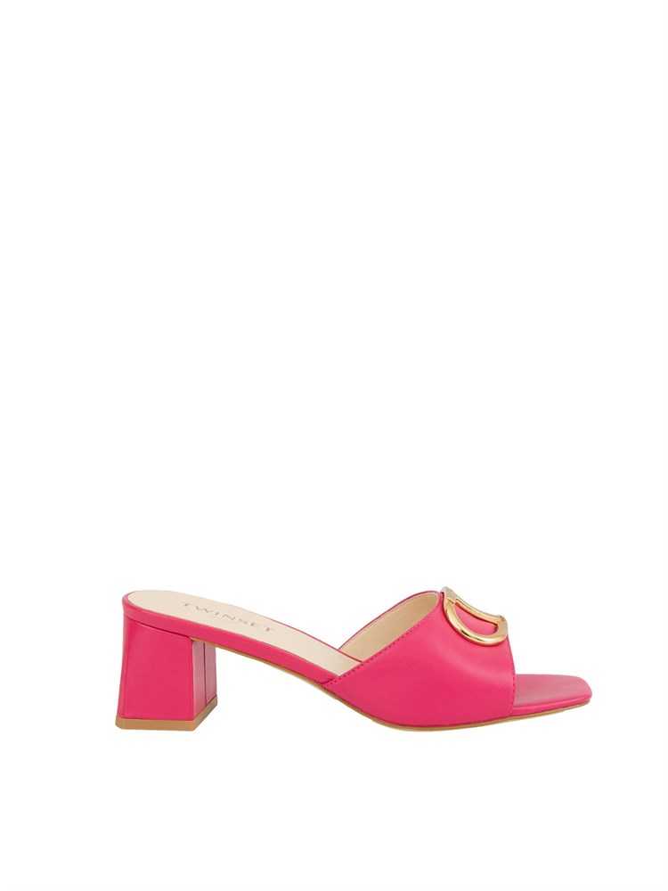 SCARPE CON TACCO TWIN-SET FUCSIA