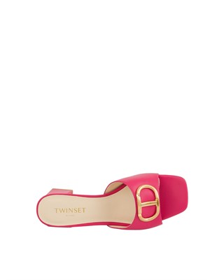 SCARPE CON TACCO TWIN-SET FUCSIA in DONNA