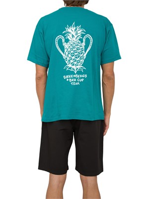 T-SHIRT BIKKEMBERGS VERDE in UOMO