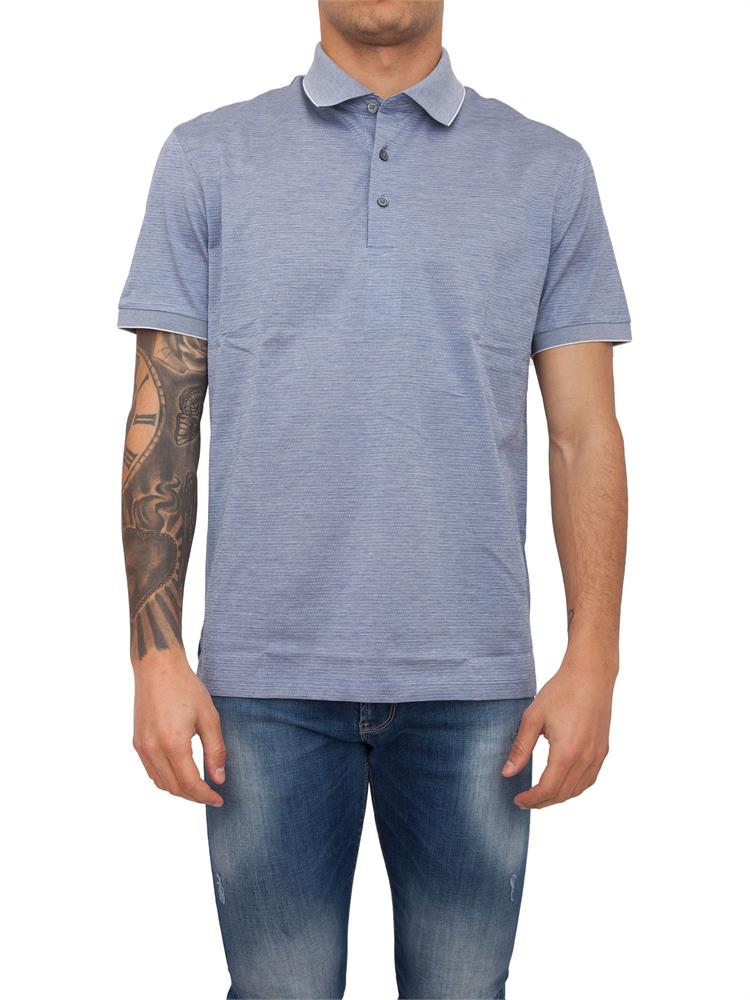 POLO ERMENEGILDO ZEGNA BLU