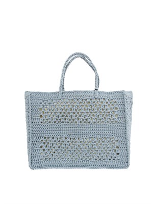 BORSA A SPALLA TWIN-SET CELESTE in DONNA