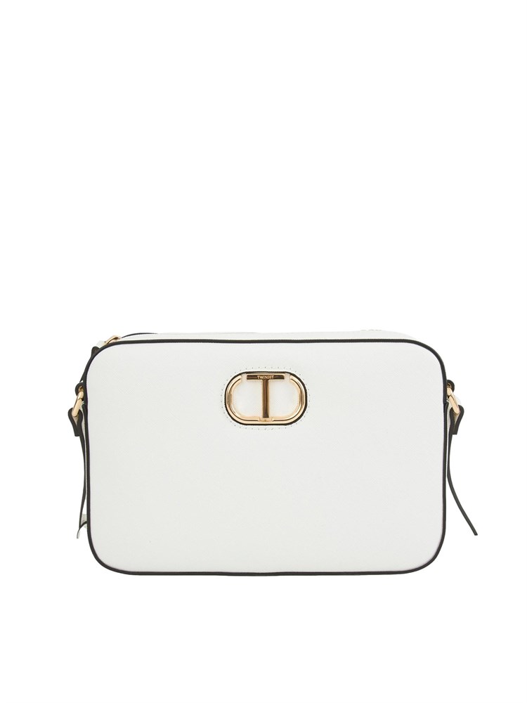 BORSA A SPALLA TWIN-SET BIANCO
