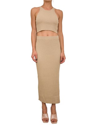 COMPLETO TWIN-SET BEIGE in DONNA