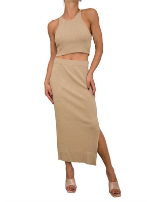 COMPLETO TWIN-SET BEIGE in DONNA