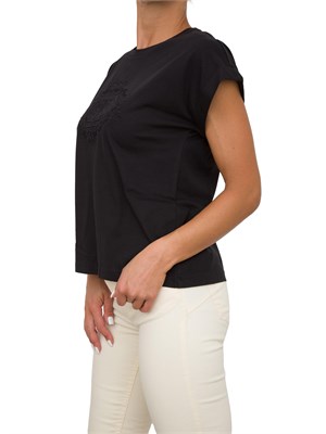 T-SHIRT TWIN-SET NERO in DONNA