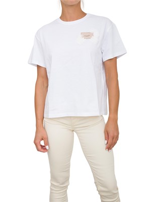 T-SHIRT TWIN-SET BIANCO in DONNA