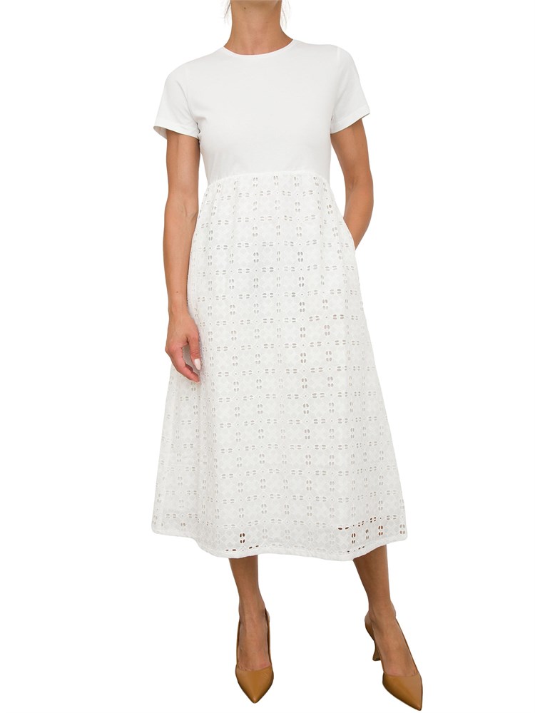 VESTITO TWIN-SET BIANCO