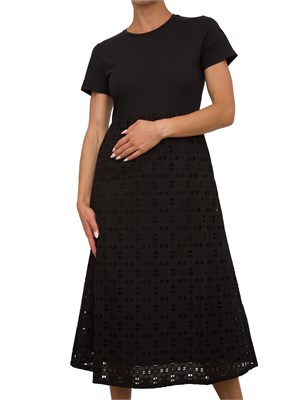 VESTITO TWIN-SET NERO in DONNA