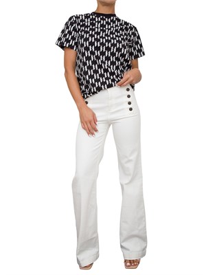 JEANS TWIN-SET BIANCO in DONNA