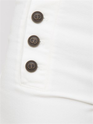 JEANS TWIN-SET BIANCO in DONNA