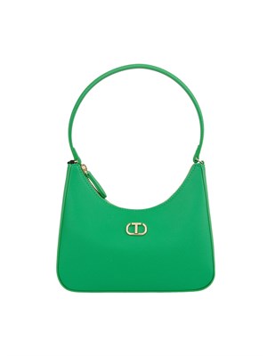 BORSA A SPALLA TWIN-SET VERDE in DONNA