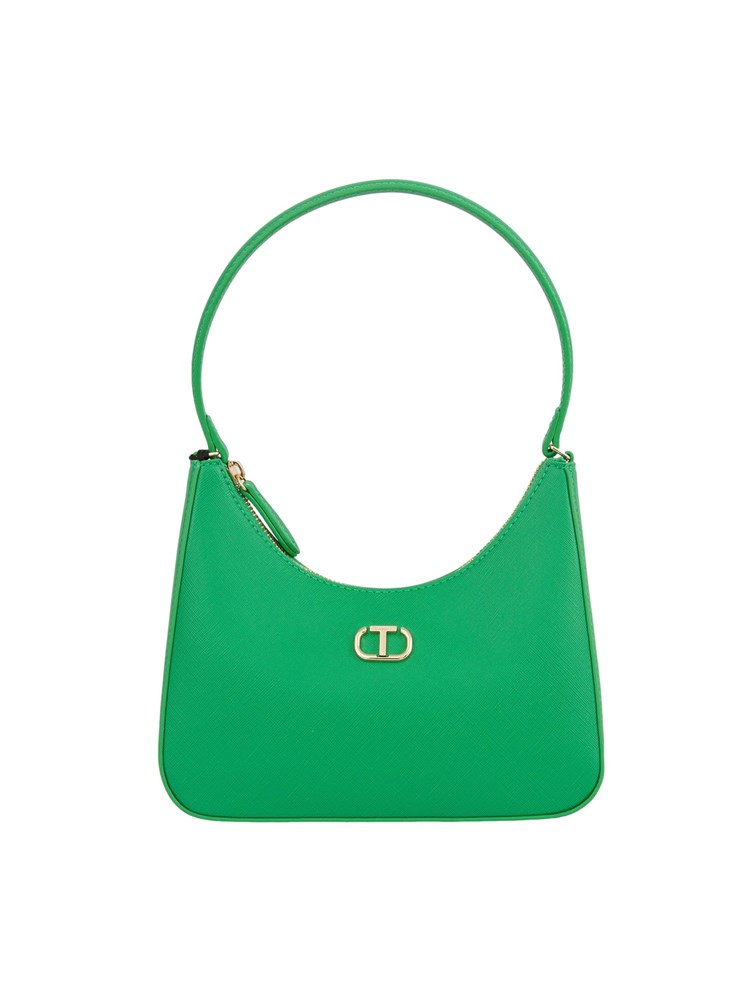 BORSA A SPALLA TWIN-SET VERDE