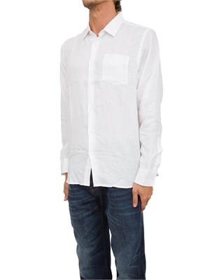 CAMICIA MANICA LUNGA GUESS JEANS BIANCO in UOMO